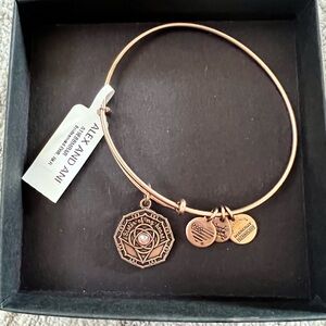 Alex and Ani Bridesmaid Rose Gold Charm Bracelet